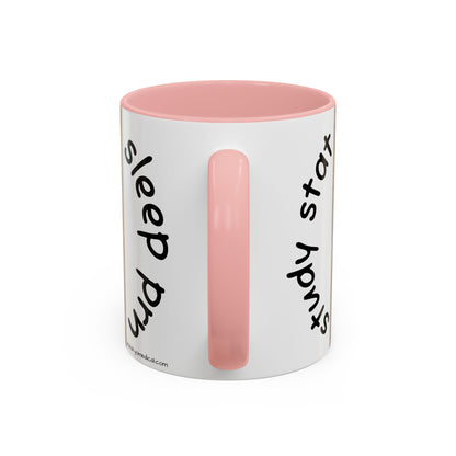 Bee Nurse Coffee Mug — Cute ‘Sleep Phy’ Floral Accent Mug (11/15oz)