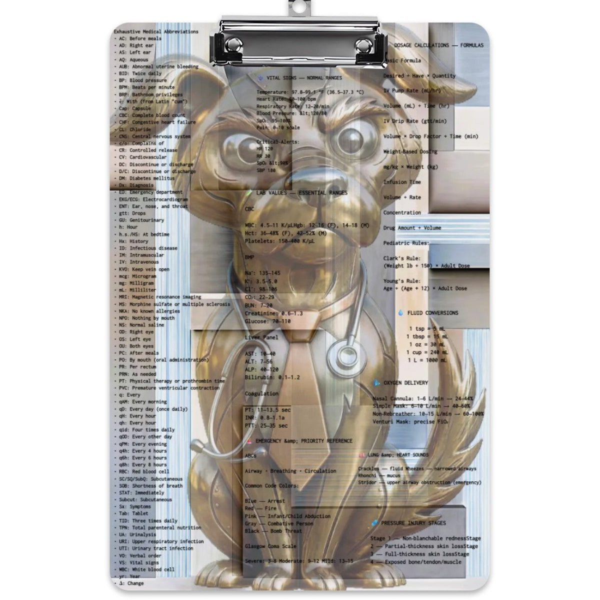 PupRX-Acrylic Clipboard