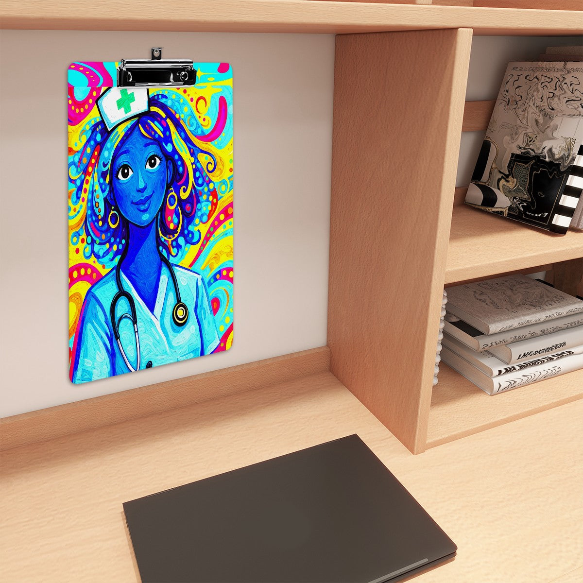 Dazzling twist-Acrylic Clipboard