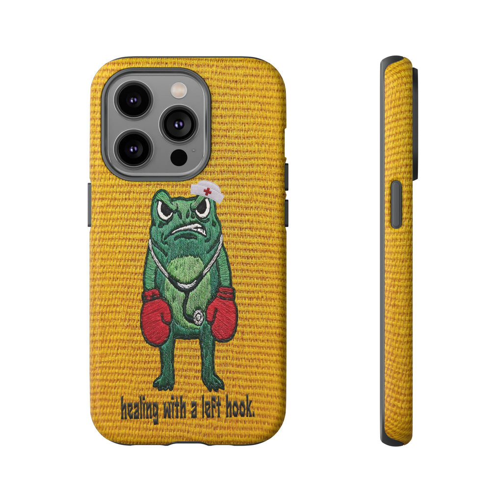 Tough Cases: 'Healing With a Left Hook' Boxing Nurse Phone Case