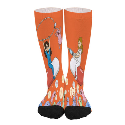 - Shift Warriors Socks — Germ‑Slayers Unite