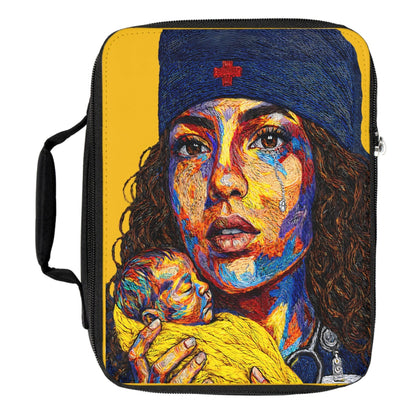 Nurse Portrait Lunch Bag — Colorful Pop Art NICU/PEDS Insulated Lunchbox
