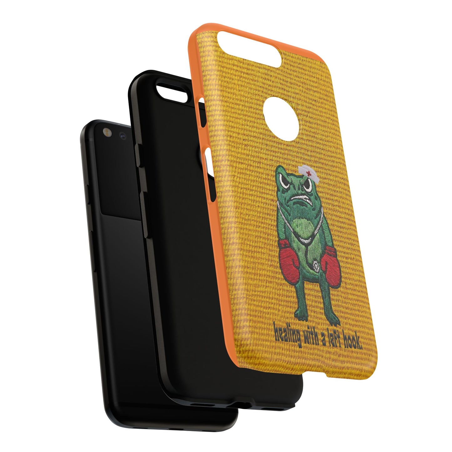 Tough Cases: 'Healing With a Left Hook' Boxing Nurse Phone Case