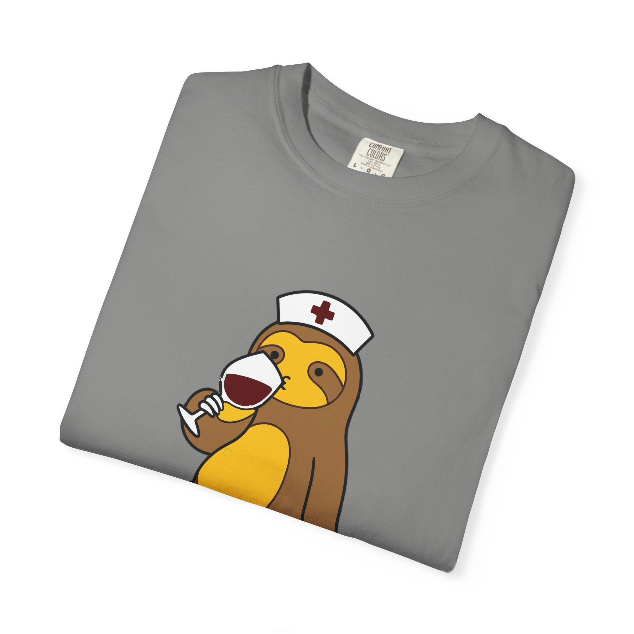 Sloth Nurse T-Shirt — Thanking you for Her Service  Cute, Funny Medical Gift