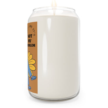 Not My Problem Soy Candle — 13.75oz Scented Jar for Nurses & Healthcare Workers