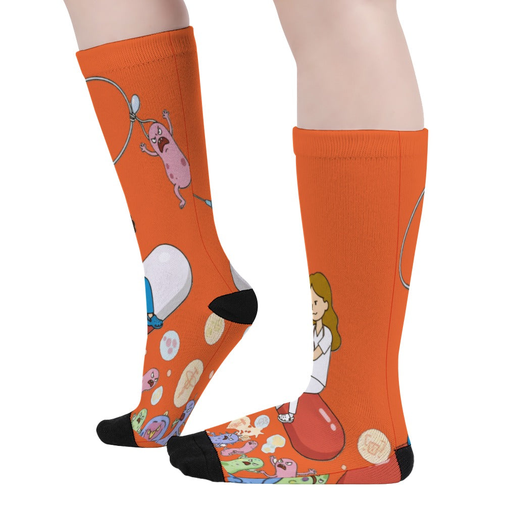 - Shift Warriors Socks — Germ‑Slayers Unite