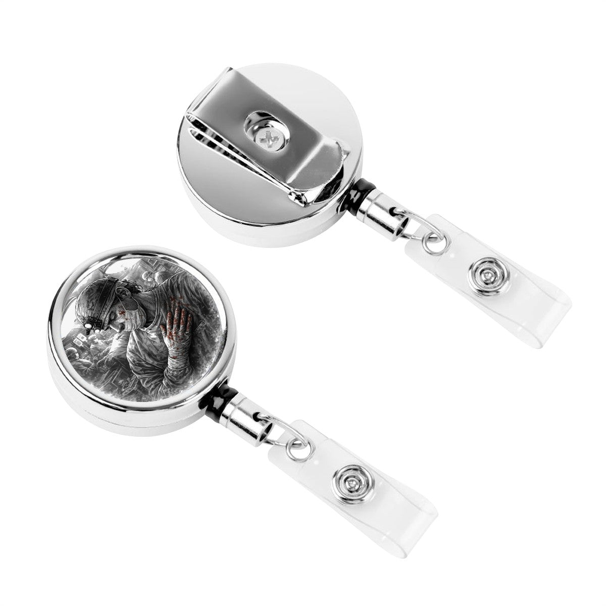 Operating Room Badge Reel – Blood, Grit & Heart