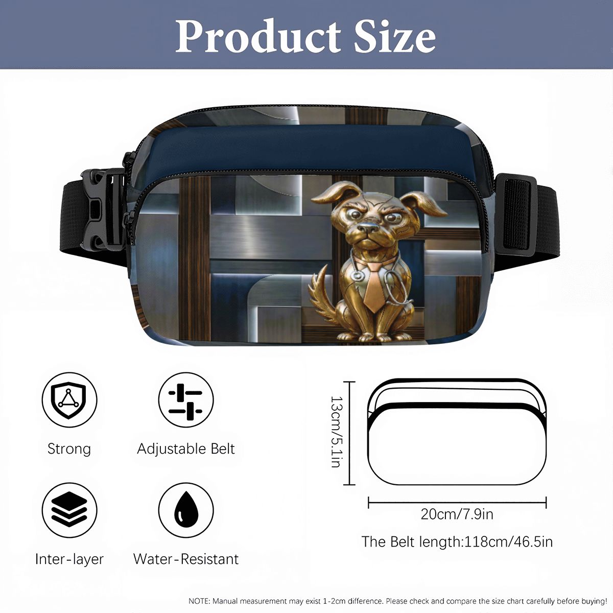 Industrial Steel Edition Fanny Pack