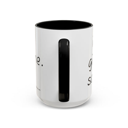 Nurse Sloth Coffee Mug — "it's giving Salty... Like Saline" Accent Mug