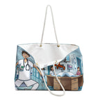 Cartoon Hospital Nurse Scene Weekender Bag | Medical Staff Illustration