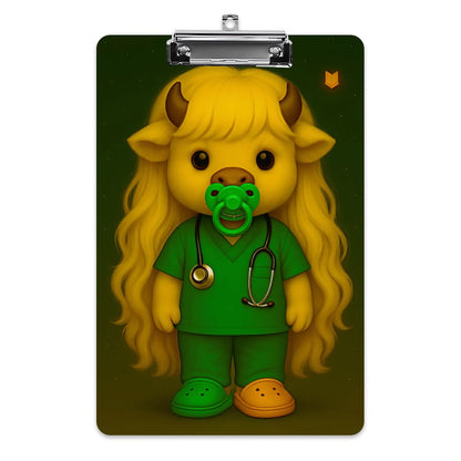 Baby Med Calf Acrylic Clipboard
