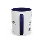 Nurse Sloth Coffee Mug — "it's giving Salty... Like Saline" Accent Mug