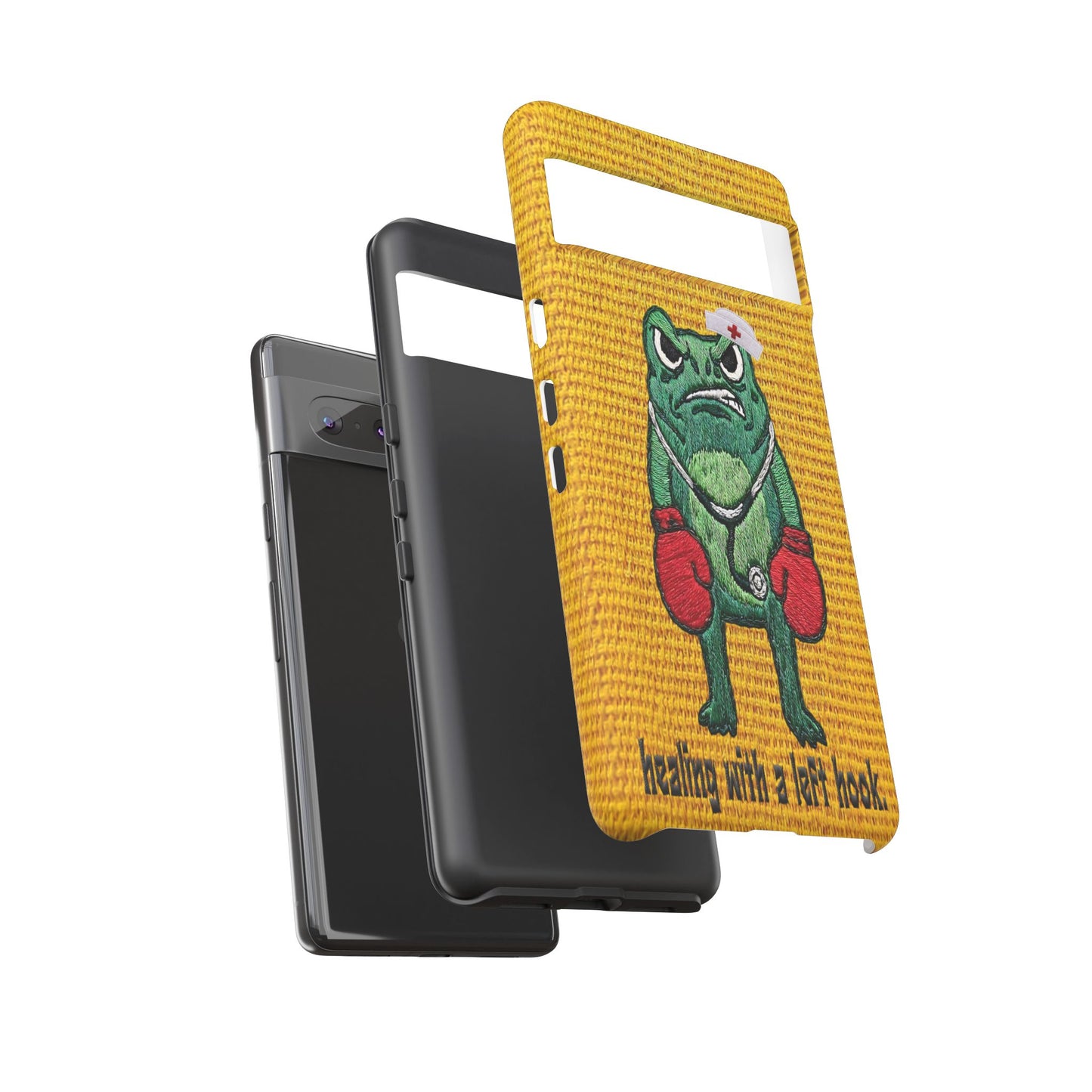 Tough Cases: 'Healing With a Left Hook' Boxing Nurse Phone Case