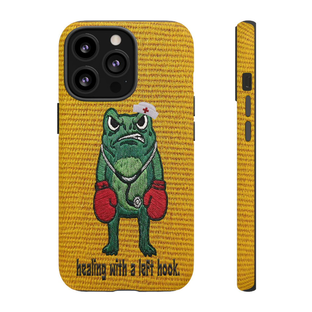 Tough Cases: 'Healing With a Left Hook' Boxing Nurse Phone Case