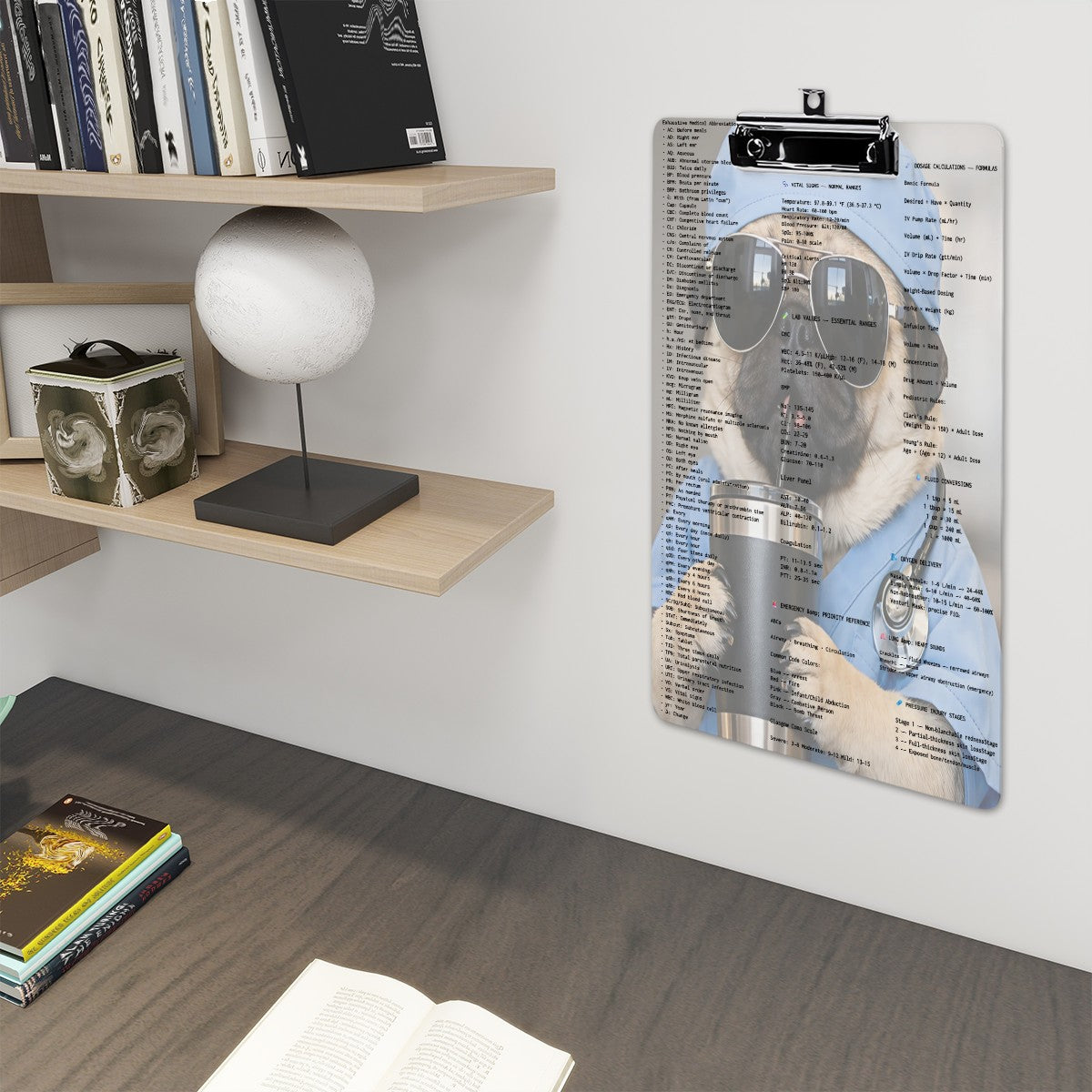 Pug Practitioner Quick‑Ref Clipboard
