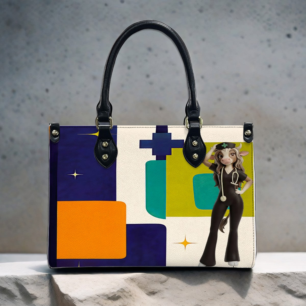 PU  Medical Tote Bag for Women