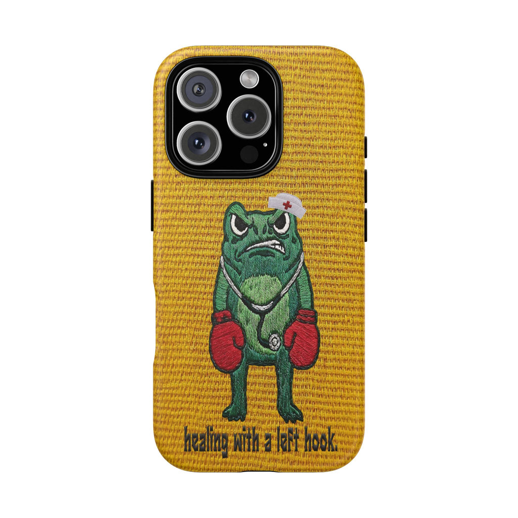 Tough Cases: 'Healing With a Left Hook' Boxing Nurse Phone Case