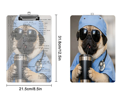 Pug Practitioner Quick‑Ref Clipboard