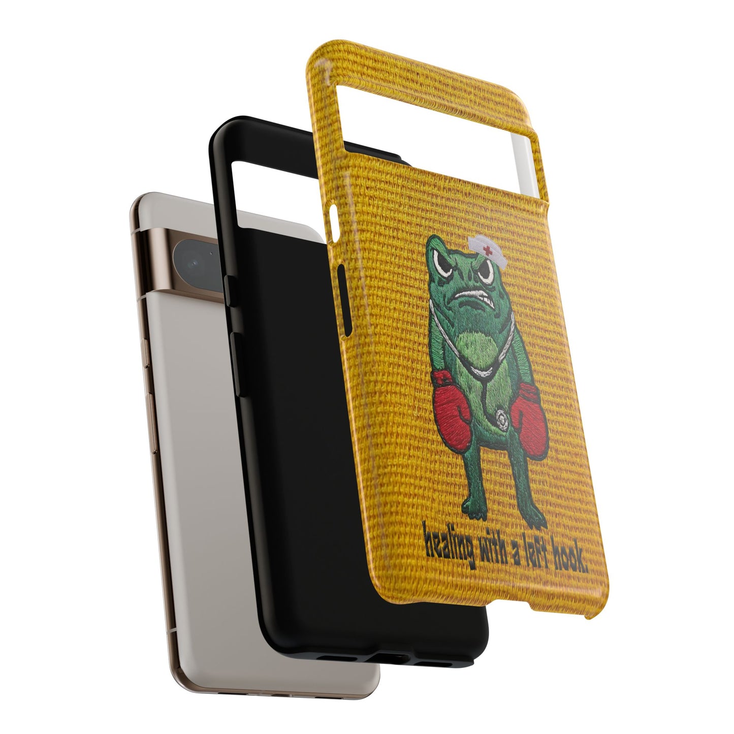 Tough Cases: 'Healing With a Left Hook' Boxing Nurse Phone Case