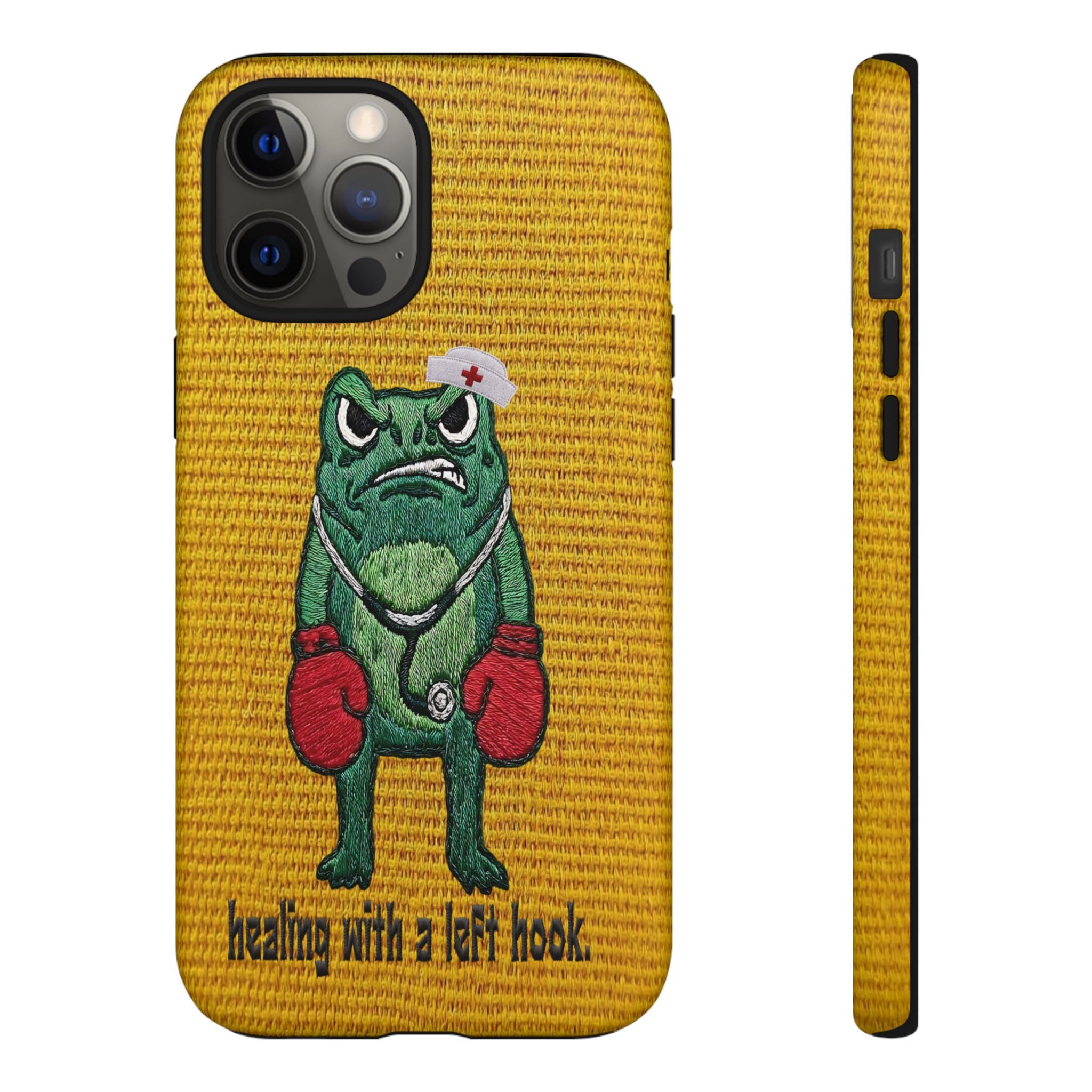 Tough Cases: 'Healing With a Left Hook' Boxing Nurse Phone Case