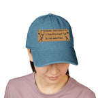Embroidered Denim Hat — "Doctors Ask Nurses First" Funny Nurse Gift