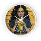 Nurse LVN Coffee Wall Clock — Cute Healthcare Worker Gift