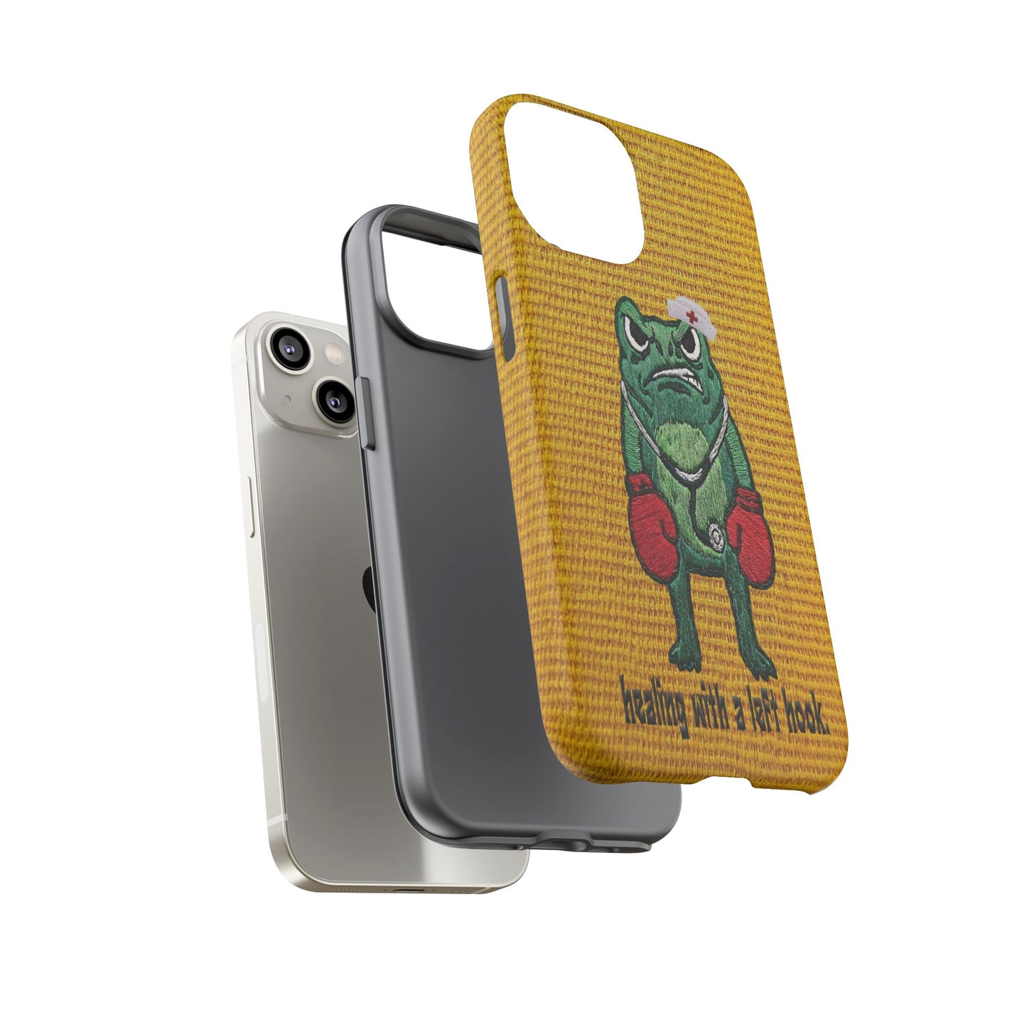 Tough Cases: 'Healing With a Left Hook' Boxing Nurse Phone Case