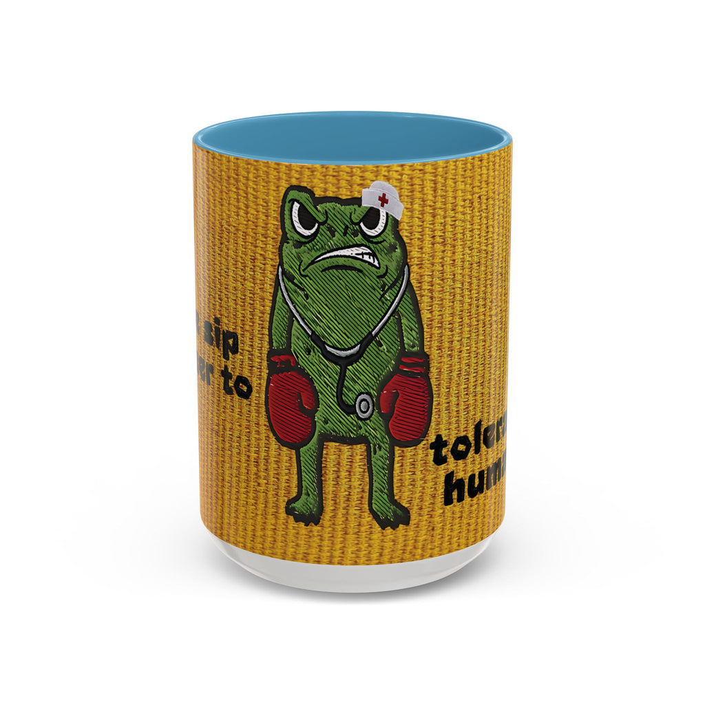 Boxing  Nurse Frog Coffee Mug (11, 15oz)