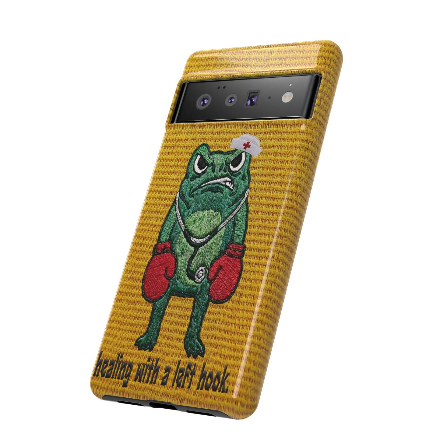 Tough Cases: 'Healing With a Left Hook' Boxing Nurse Phone Case