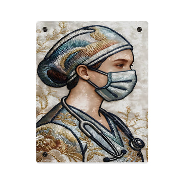 Guardian in Stitches – Acrylic Tribute to healthcare Heroes