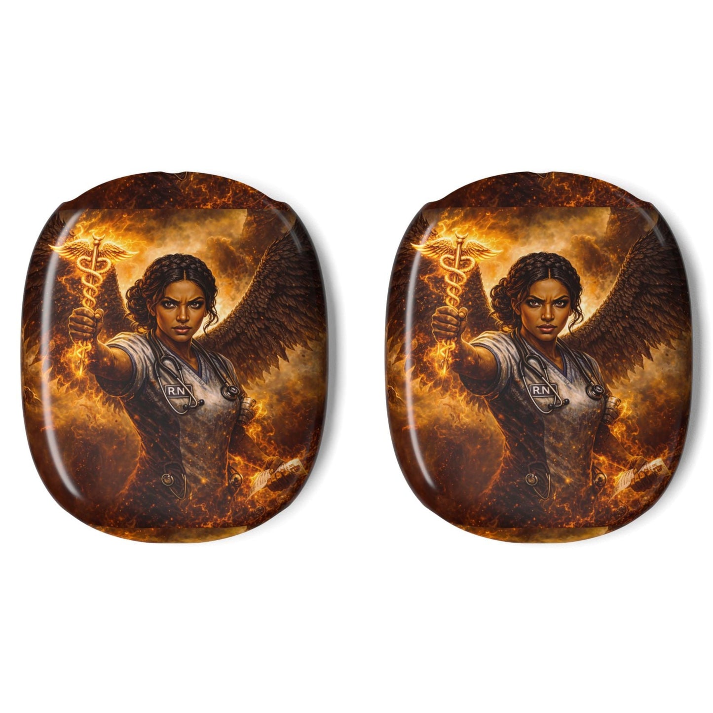 Nurse Warrior Angel AirPod Max Case — Protective Headphone Cover
