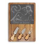 Engraved Charcuterie Board — "Pinup R.N.- Nurse by Day, Snack by Night"