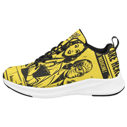 Fem “Doctors &amp; Researchers Tribute Sneakers — Comic Art Style”
