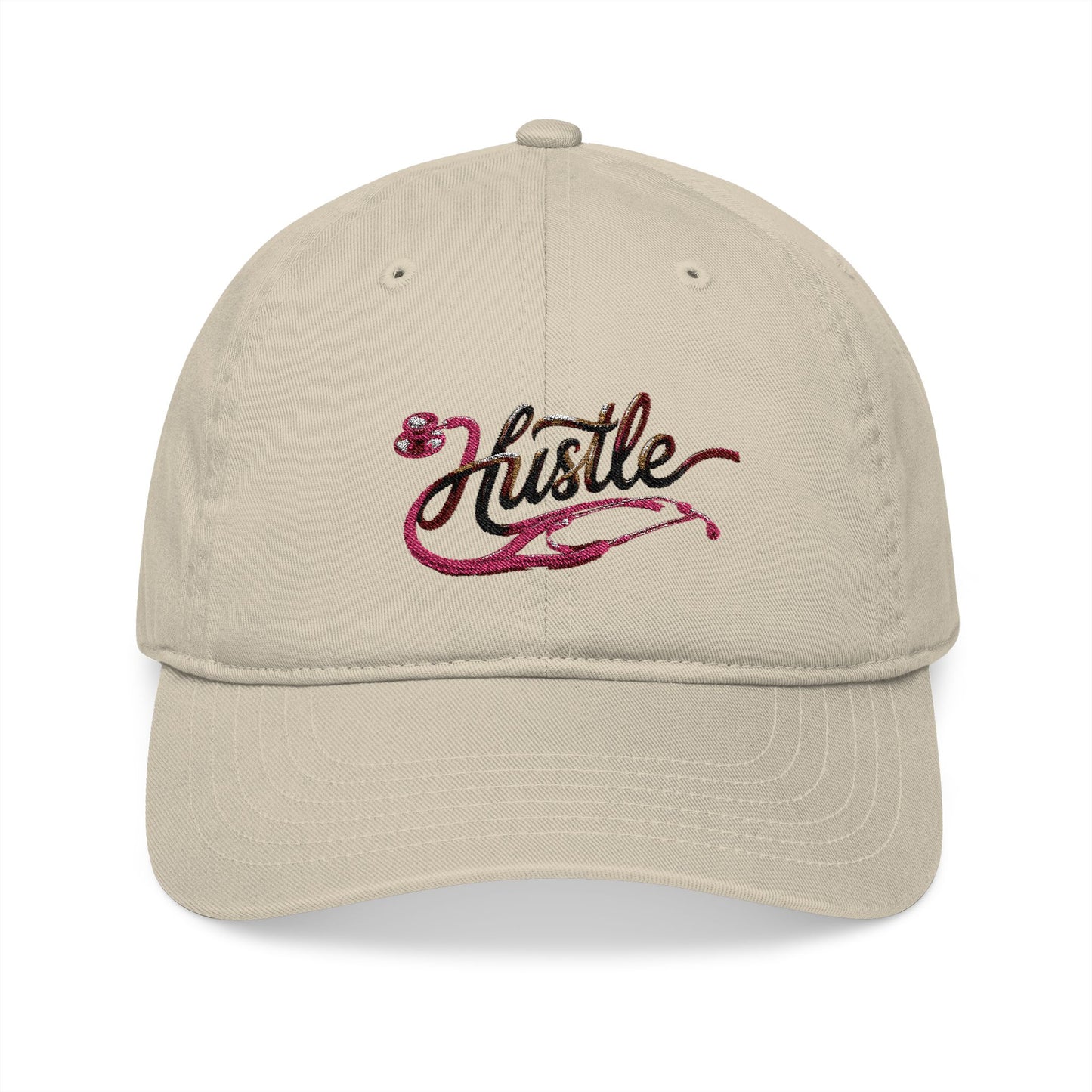 Stethoscope Hustle Embroidered Baseball Cap — Nurse Doctor Medical Badge Hat