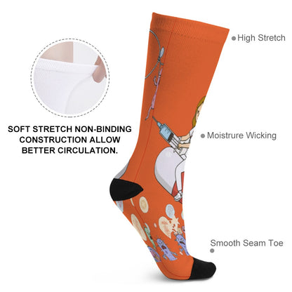 - Shift Warriors Socks — Germ‑Slayers Unite