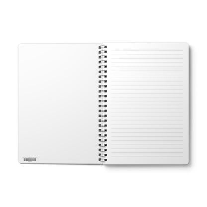 Threaded Tribute Spiral Notebook — One-of-a-Kind Embroidered Illustration