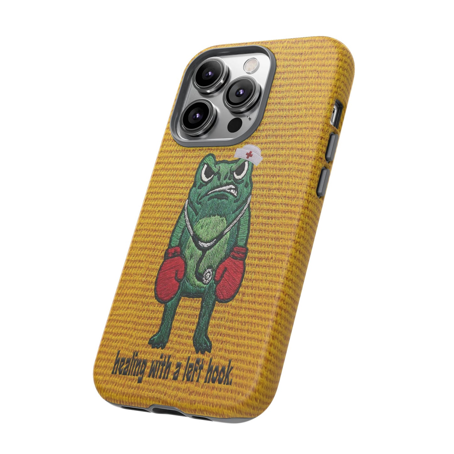 Tough Cases: 'Healing With a Left Hook' Boxing Nurse Phone Case