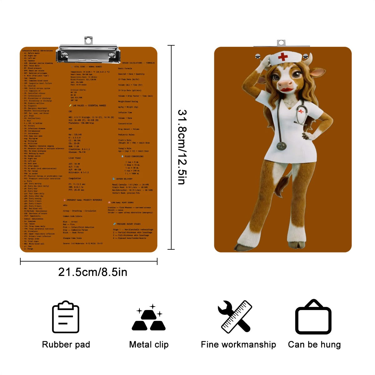 This cowgurl Acrylic Clipboard