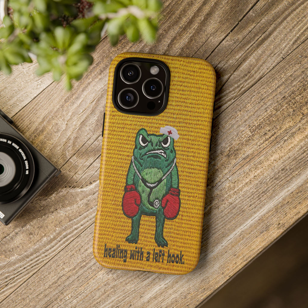 Tough Cases: 'Healing With a Left Hook' Boxing Nurse Phone Case