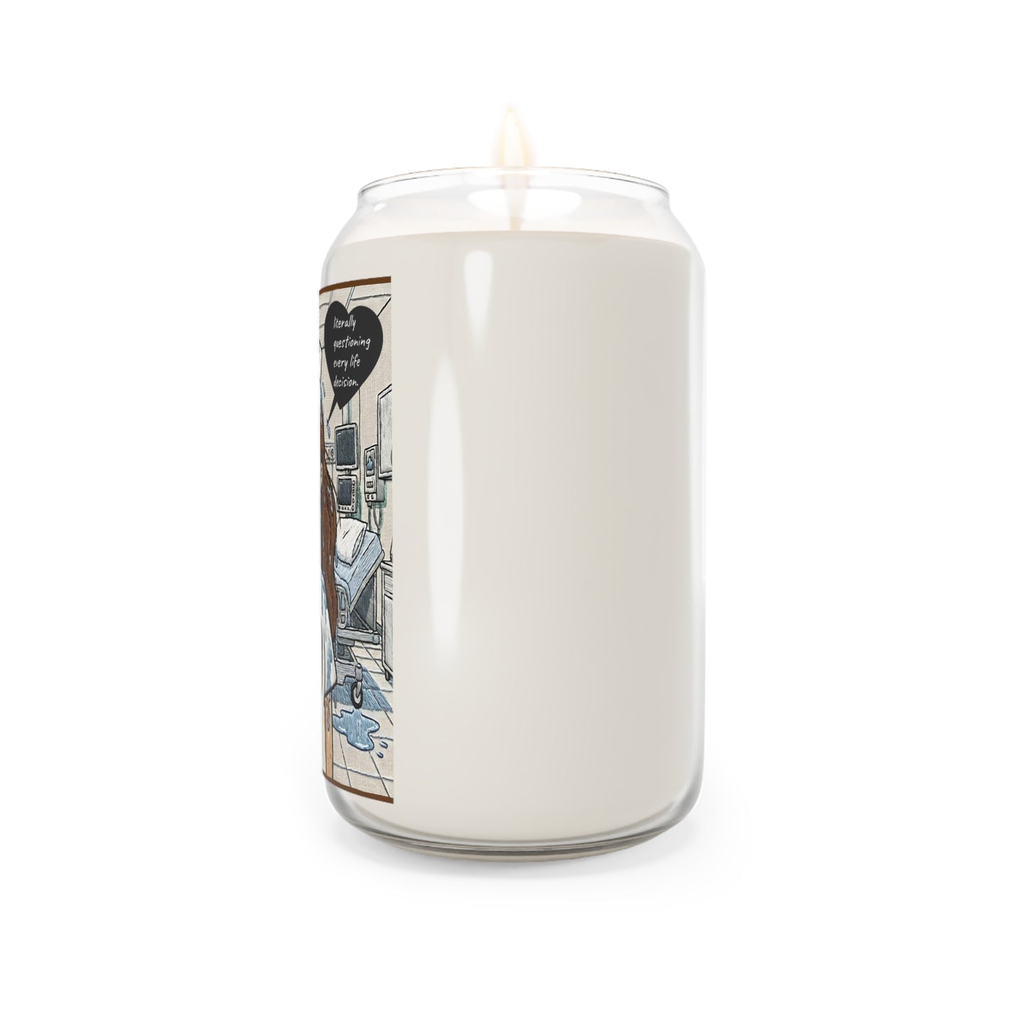 Nurse Life Soy Candle — Questioning Everything: Code Flood Candle (13.75oz)