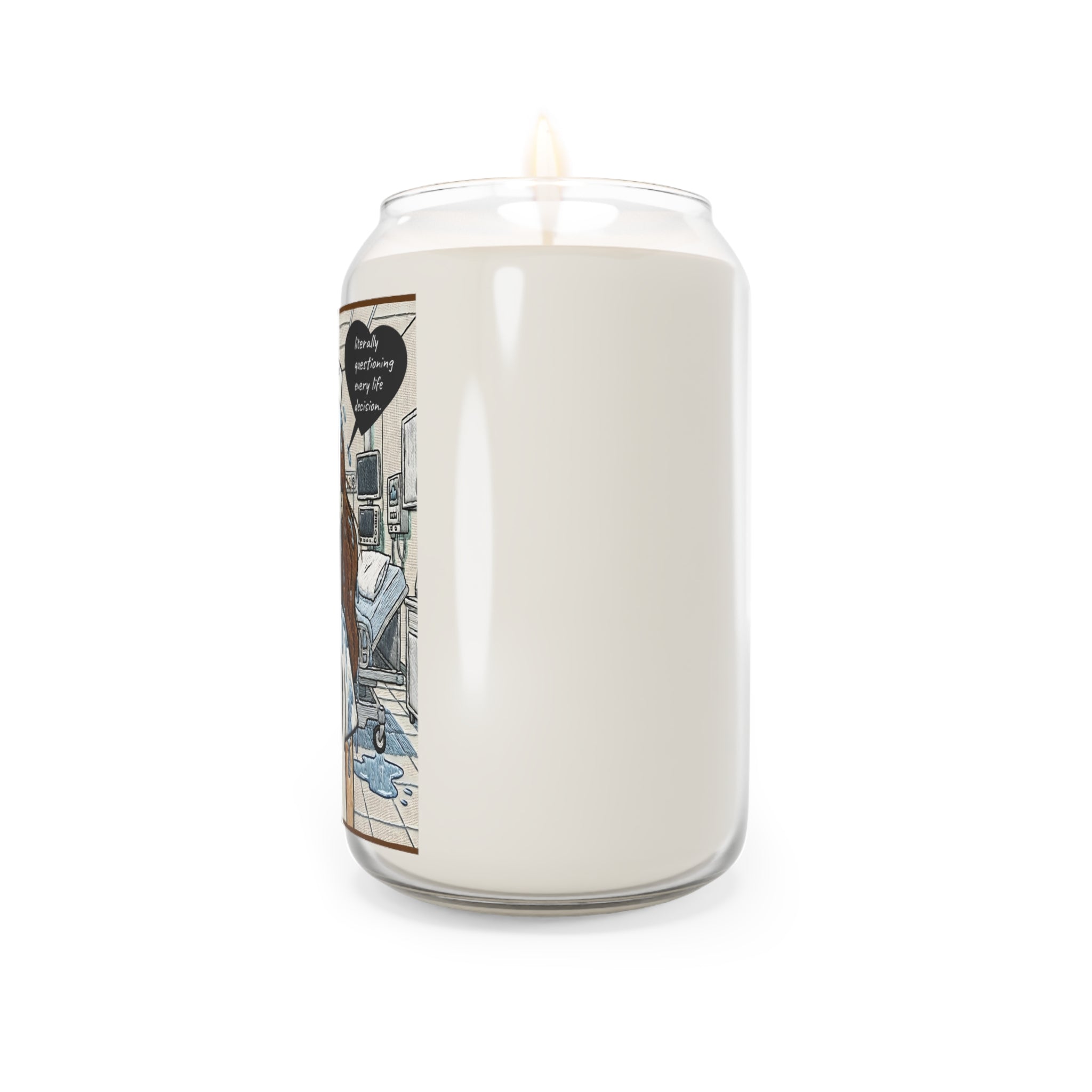 Nurse Life Soy Candle — Questioning Everything: Code Flood Candle (13.75oz)