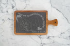 Engraved Charcuterie Board — "murse (R.N.) by day snack by night take a bite"