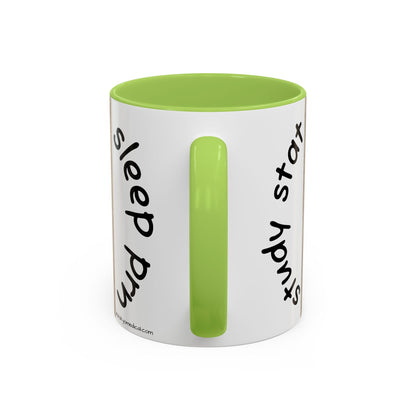 Bee Nurse Coffee Mug — Cute ‘Sleep Phy’ Floral Accent Mug (11/15oz)