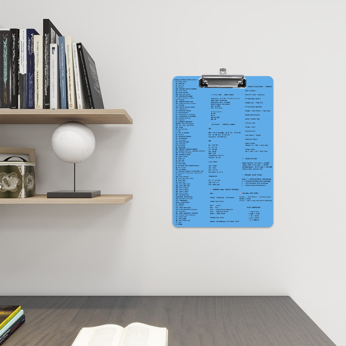 Galactic Medic Reference Duo Acrylic Clipboard