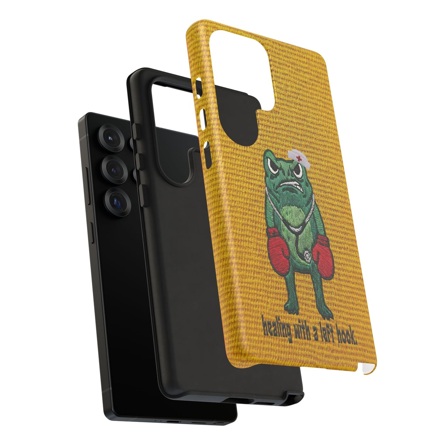 Tough Cases: 'Healing With a Left Hook' Boxing Nurse Phone Case