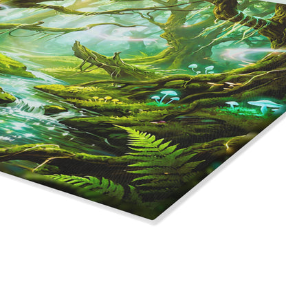 Enchanted Forest Medical Fairy Glass Cutting Board