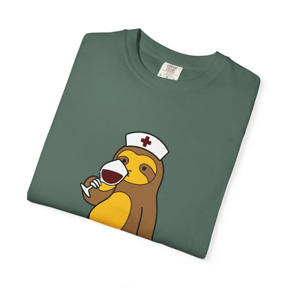 Sloth Nurse T-Shirt — Thanking you for Her Service  Cute, Funny Medical Gift