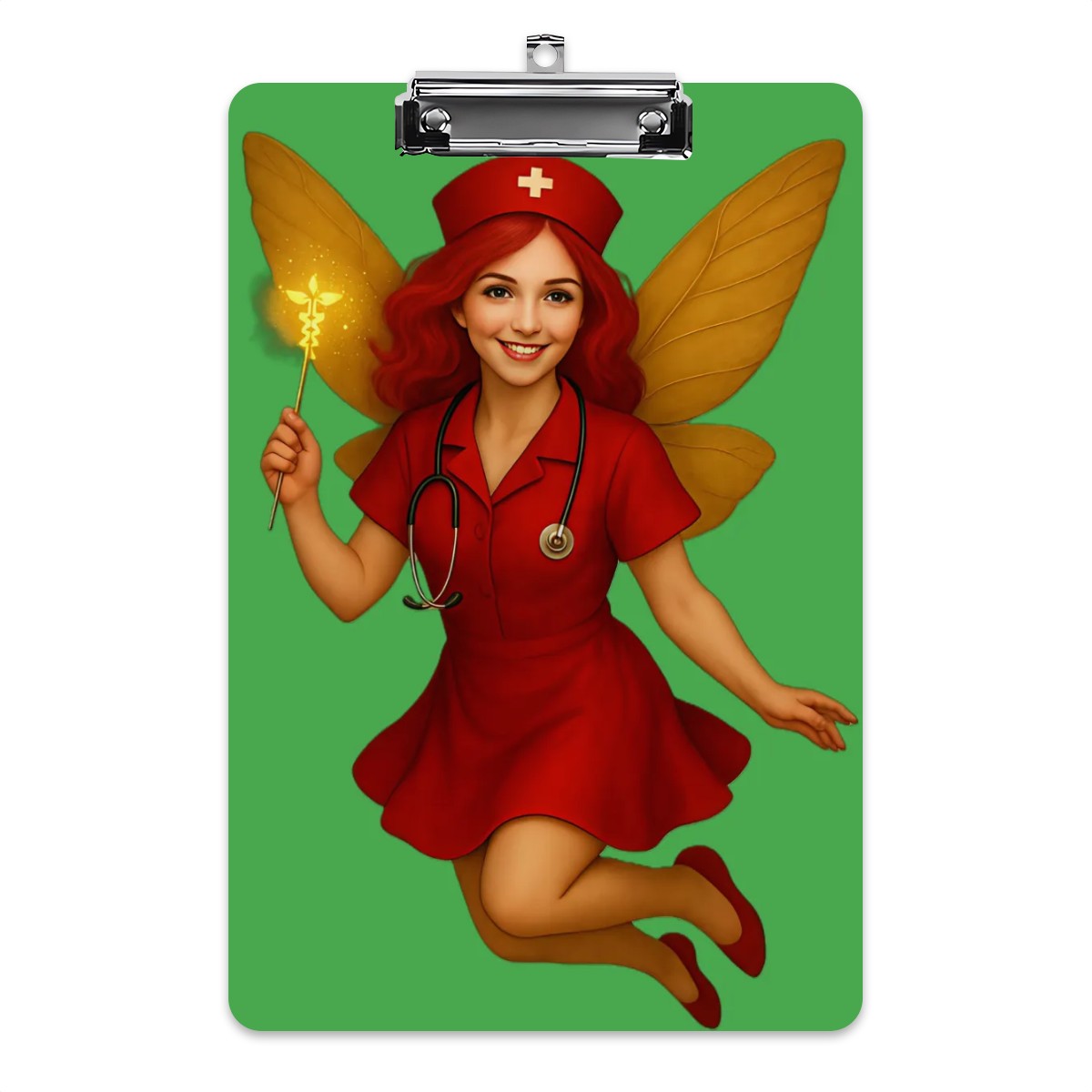 Acrylic medical fairy clipboard