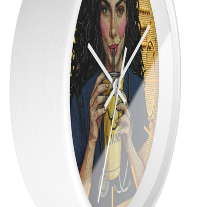 Nurse LVN Coffee Wall Clock — Cute Healthcare Worker Gift