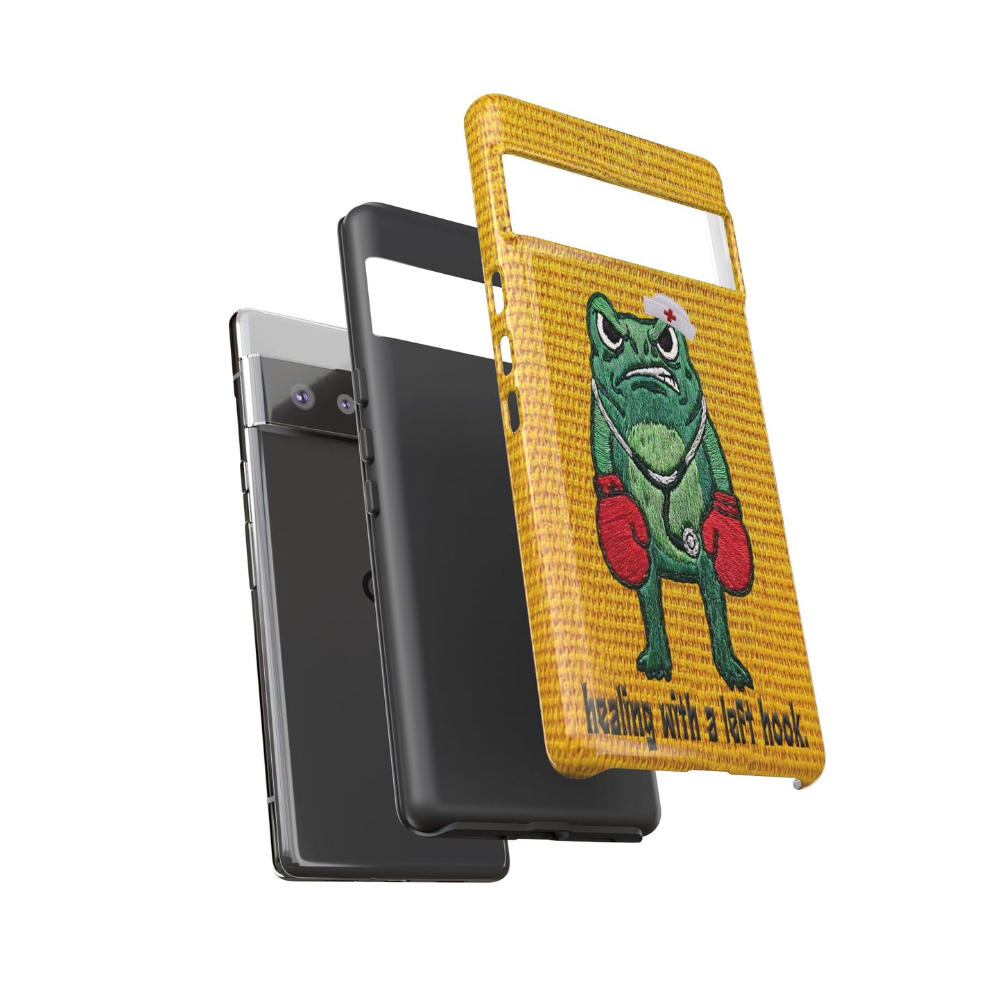 Tough Cases: 'Healing With a Left Hook' Boxing Nurse Phone Case
